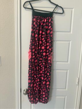 Rags-Barbie Black & Hot Pink Girls' Strap romper